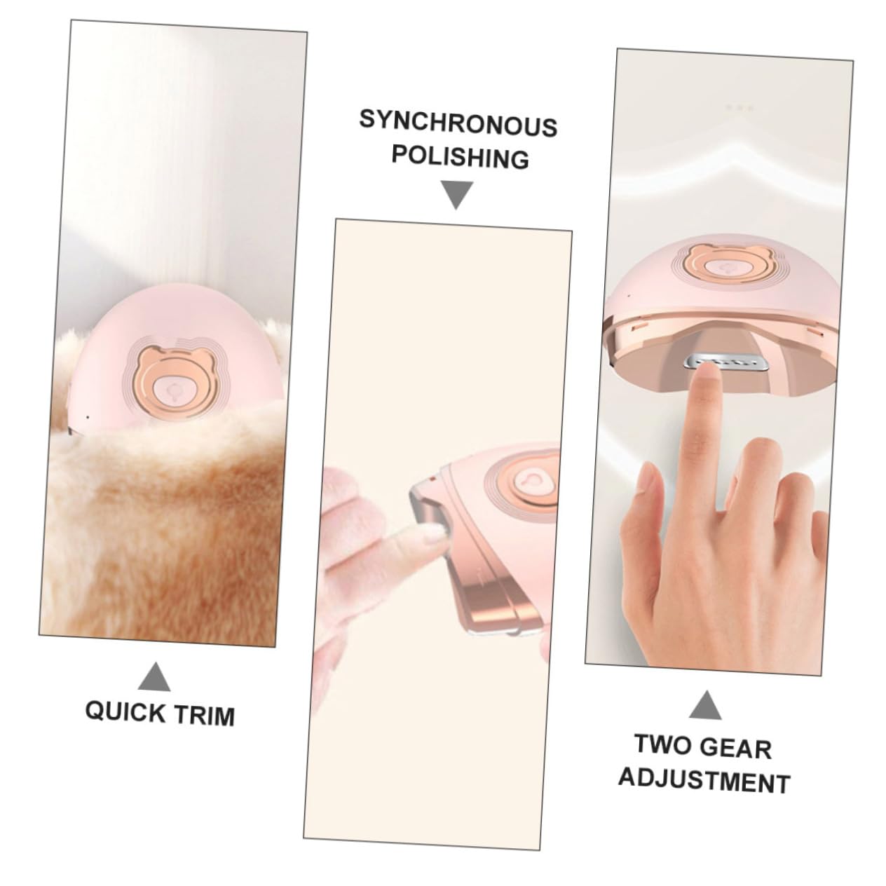 Abaodam Cortaúñas Tijeras Para Uñas Eléctricas Segmento De Anillo De Acero Inoxidable Juego De Uñas Para Bebé 1 Ud Cortaúñas Para Bebés