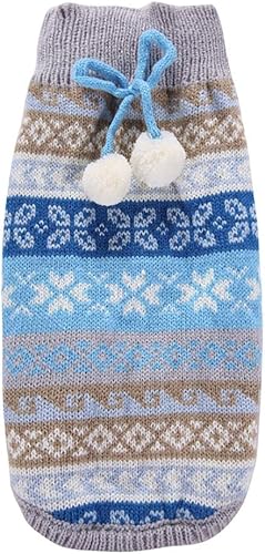 Miniatura 9 de Suéter acanalado de dos piernas para perrito de Año Nuevo, prendas de punto, cuello alto, Halloween, calabaza, impreso, chaleco de algodón de