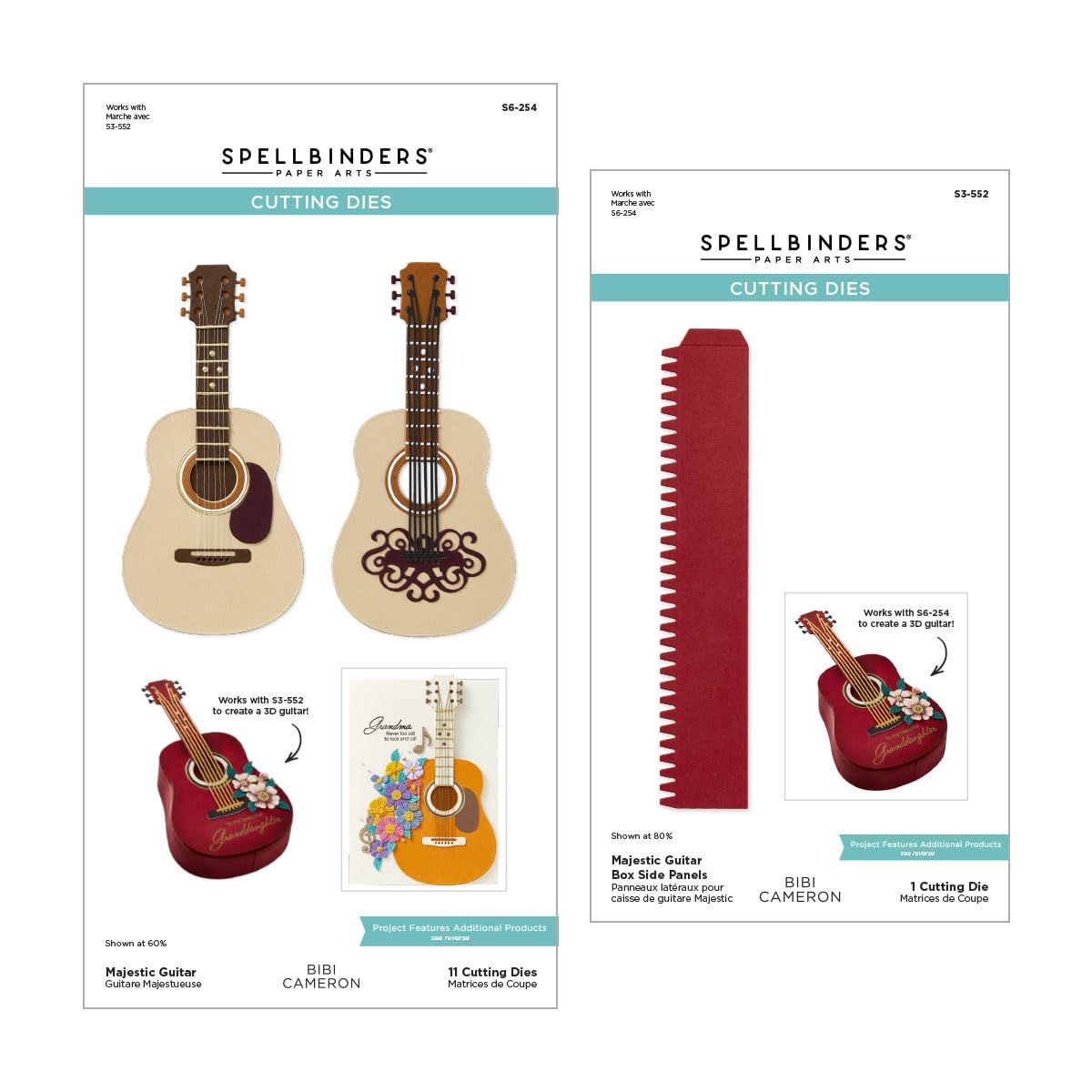 Bibi Cameron Majestic Guitar Box Creator Bundle aus The Bibi's Musical Notes Collection