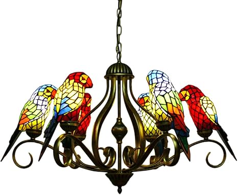 Stained glass light fixture