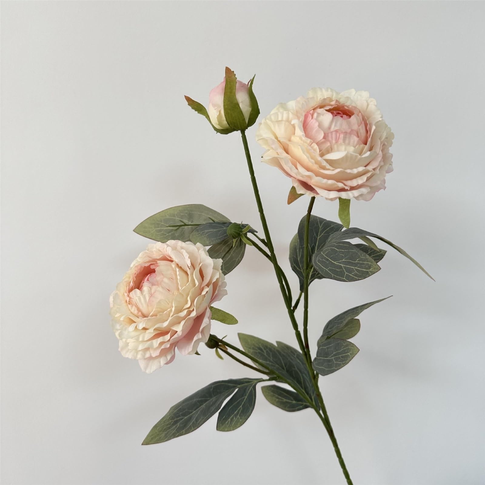 Rama de peonía estilo óleo ideal para centros de mesa y arreglos florales de salón