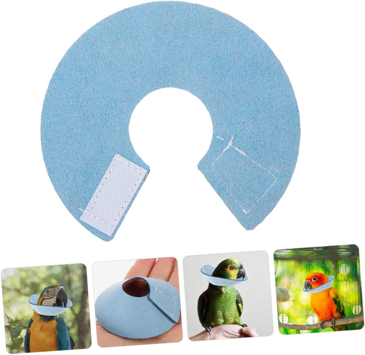 balacoo Parrot Neck Collar Protective Pecking for Birds Design Comfortable Lightweight for Recovery from Injury Surgery