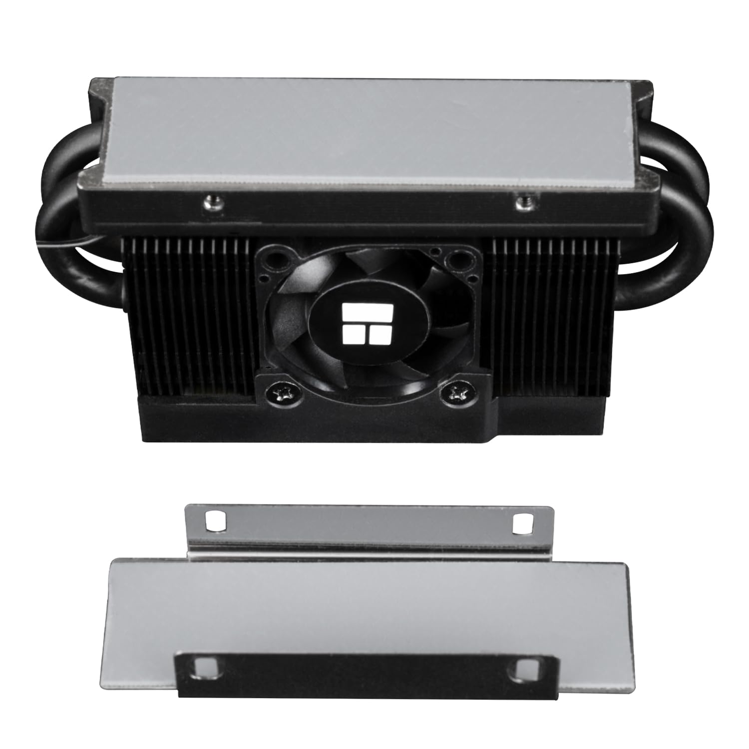 Thermalright-TR Monitor de temperatura de estado sólido HR10 2280 PRO Digital Black Precision, 2280 SSD Cooler, pantalla digital ARGB integrada y control inteligente de ventilador PWM, hasta 6500 rpm