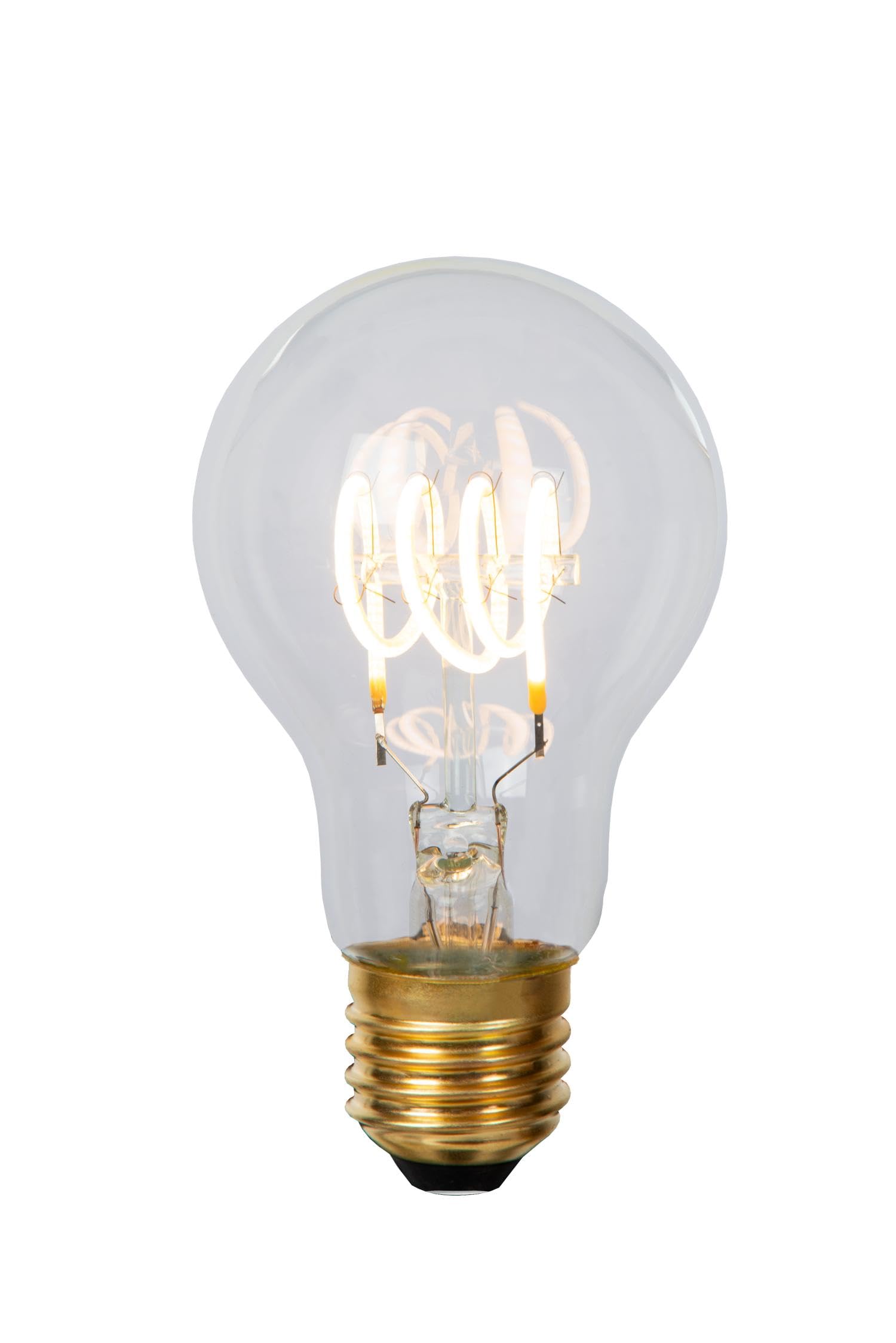 LUCIDE A60 - Glühfadenlampe - diameter 6 cm - LED Dim. - E27-1x5W 2700K - Transparent, Clear