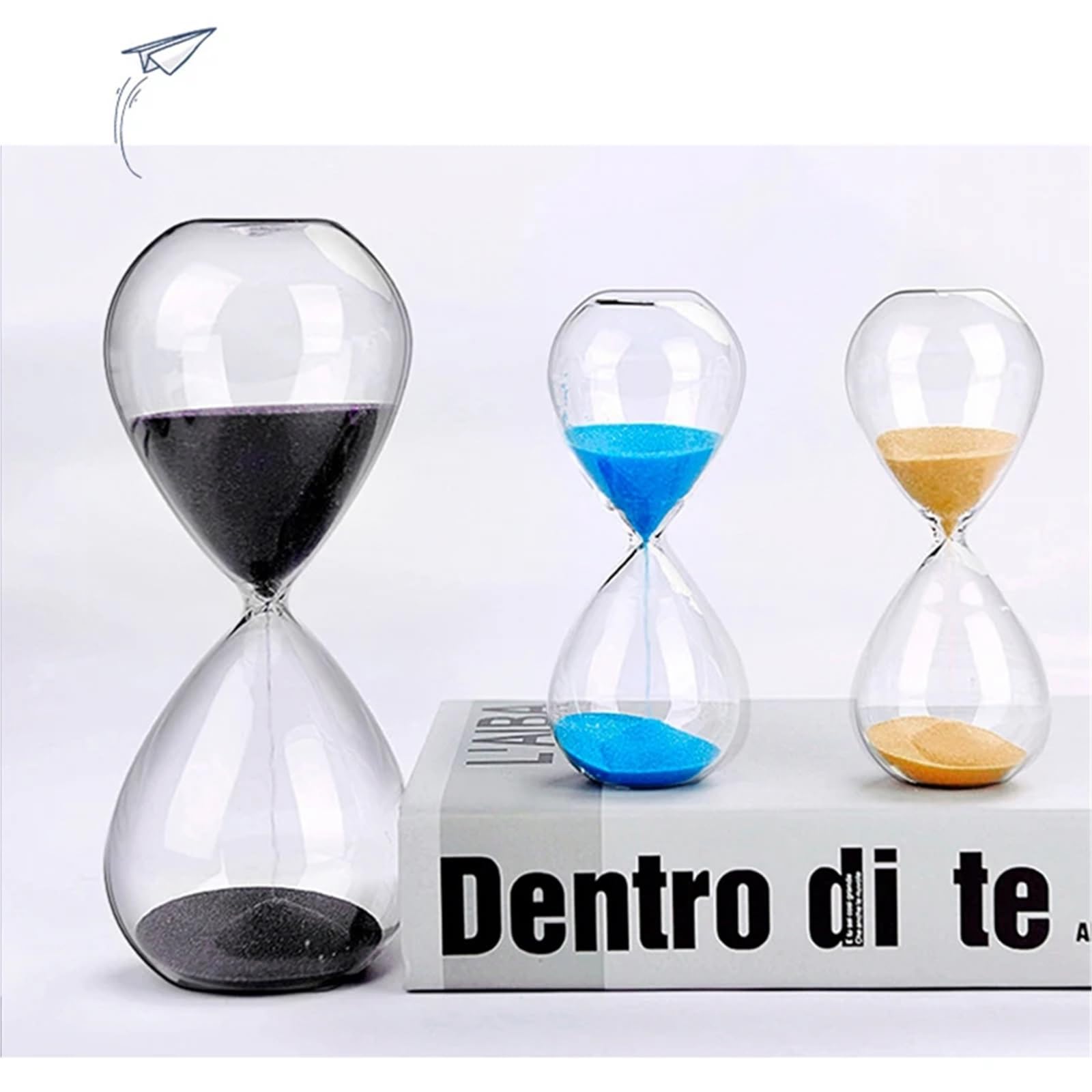 Clessidra Clessidra Timer for migliorare la produttività, raggiungere gli obiettivi, rimanere concentrati, strumento efficiente for la gestione del tempo(Color-6)