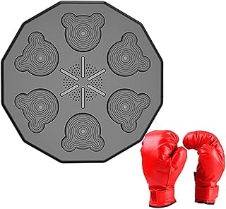 Deevoka Ritmo boxe treinador fixado na parede boxe alvo reação alvo equipamento música boxe alvo de parede para muay thai, sanda