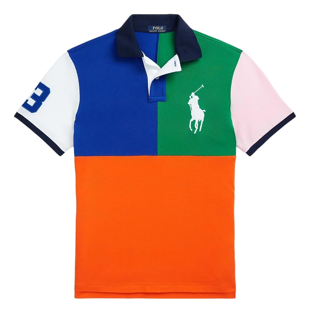 POLO RALPH LAUREN Mens Slim Fit Polo Shirt Big Pony Logo XXL