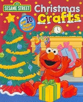 Paperback Sesame Street Christmas Crafts Book
