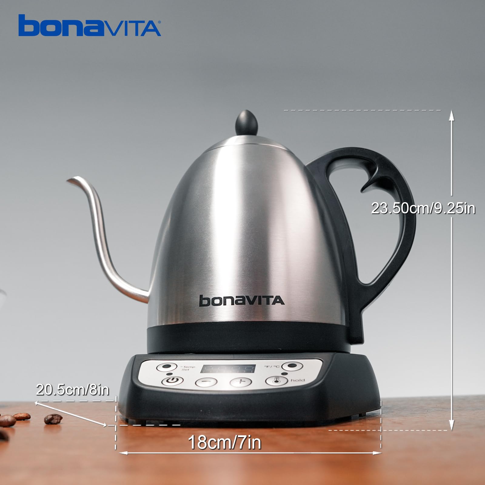 【美品】bonaVITA 1ℓ電気 ケトル 温度調整 日本仕様 楽天市場】電気ケトル ボナビータ 1.0L 温度計付 温度調節可能