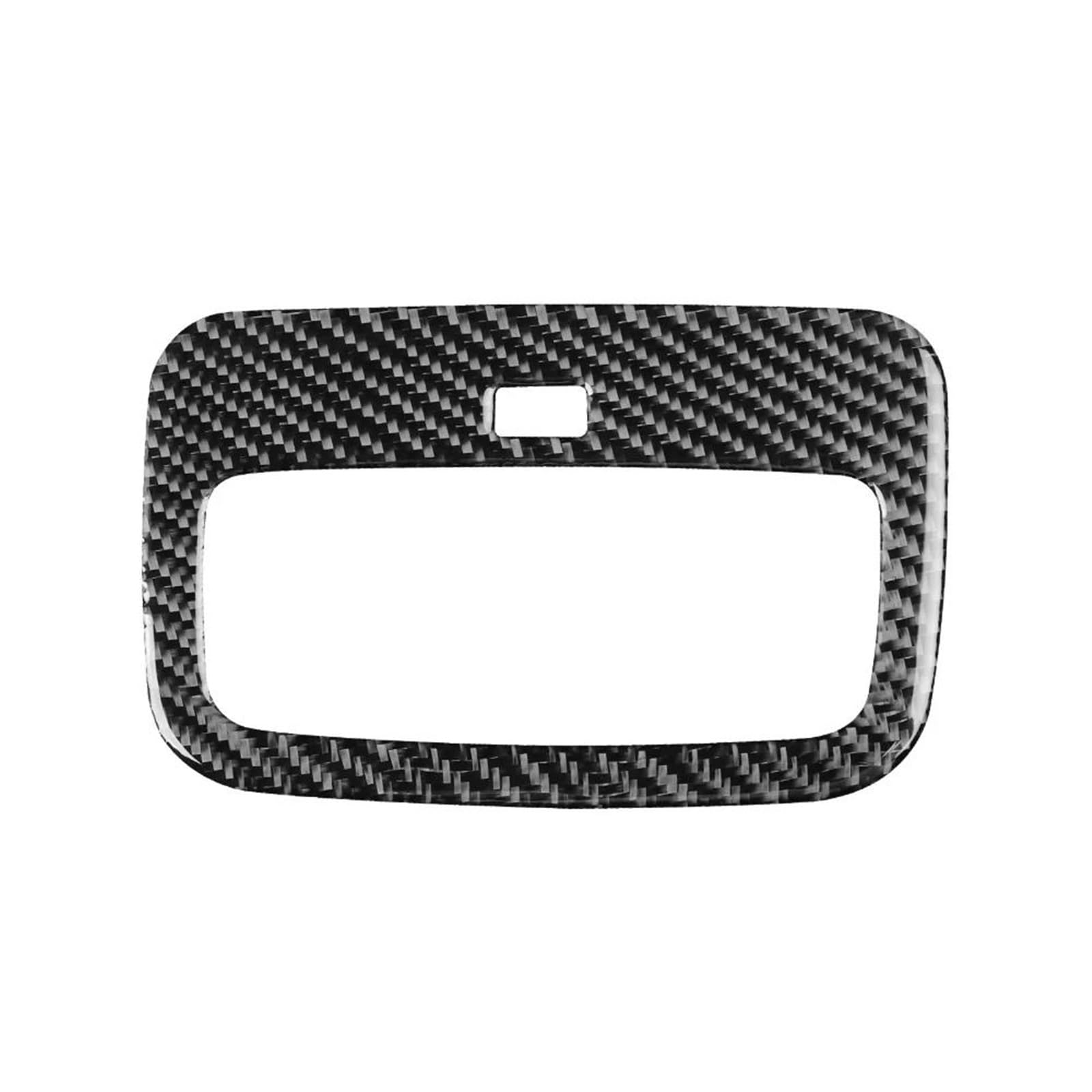 Carbon Fiber Car Reading Light Panel Sticker for Toyota for Yaris 2006 2007 2008 2009 2010 2011 LHD RHD Lamp Outer Trim(Black Carbon)