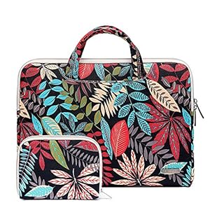 ZiXing 13.3 Zoll Laptophülle Bohemian nationalen Stil Laptop Schutztasche Ultrabook Sleeve für Apple MacBook/Acer/Asus/Dell/Fuji... Schwarz