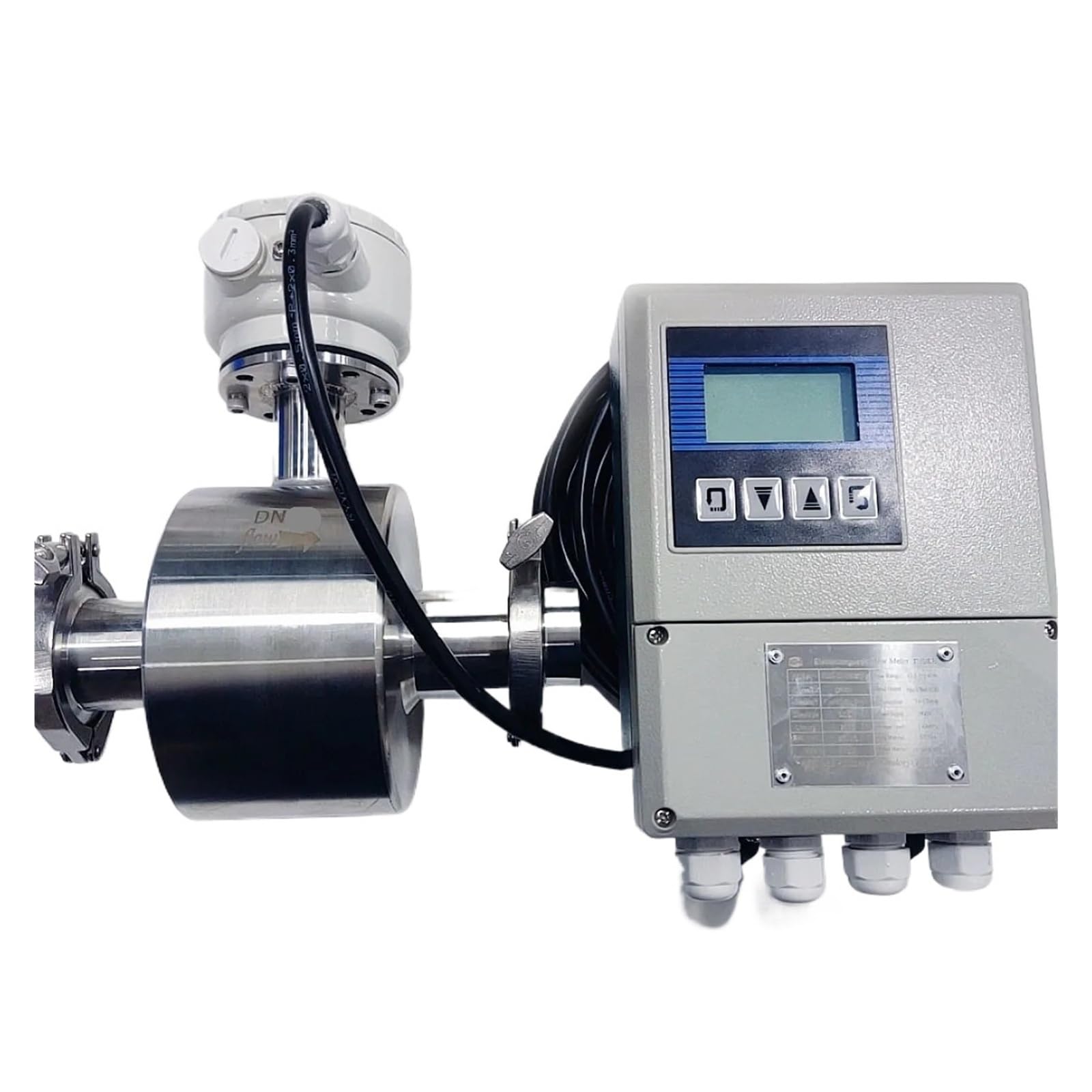 Débitmètre électromagnétique à pince for liquides et produits chimiques en acier inoxydable(32)