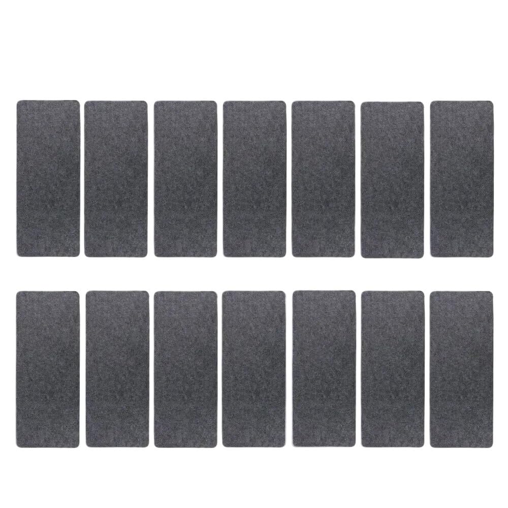 Nakładki na stopnie schodów. Stair Treads Rectangle Pack Of 14 Multicolor(Dark Gray)