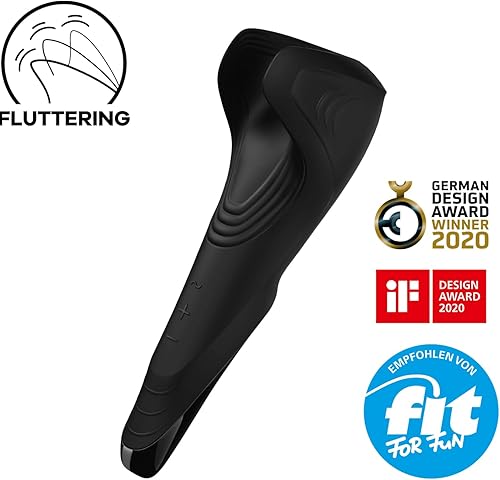 Miniatura 2 de Satisfyer Vibrador de varita para hombre, masturbador masculino, Stroker, estimulación vibratoria, texturizada, impermeable, recargable