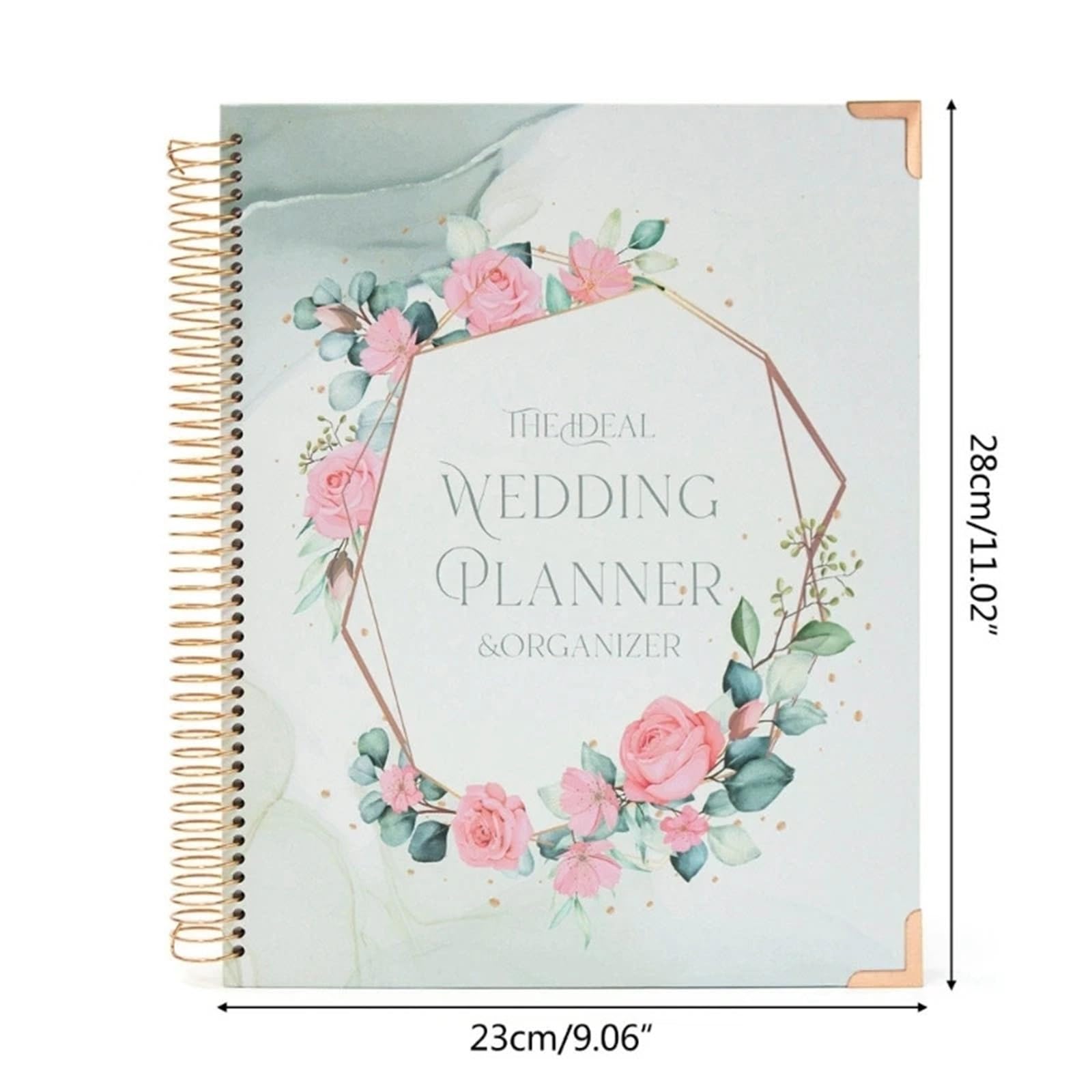 Brautplanungsbuch Hardcover Hochzeitsplanerbuch und macht Ihre Countdown-Planung einfach für Euren