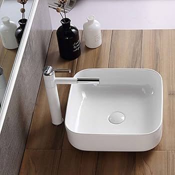 \"台上盆 飛散防止水 セラミック洗面器 トイレ、アート、レトロ 洗面 台\" 台上盆 飛散防止水 セラミック洗面器 トイレ、アート、レトロ