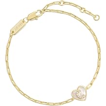 Gold Initial Bracelets For Women, 14k Gold Letter Bracelets