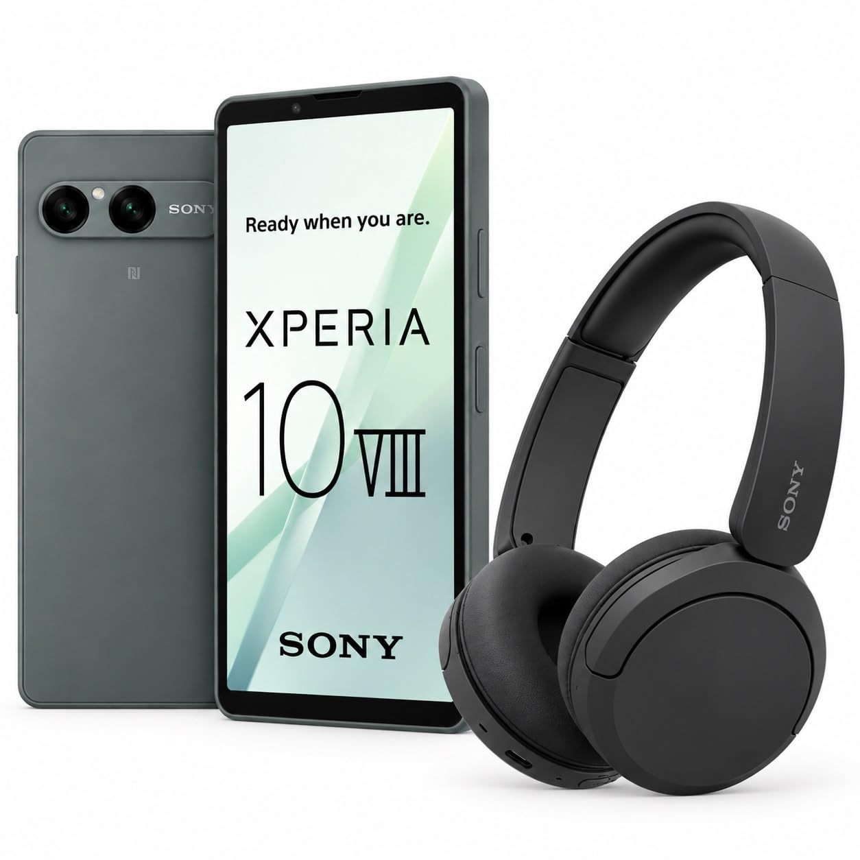 Sony Xperia 10 VIII | Smartphone Ligero – Gran autonomía – Gris Escarcha + WHCH530