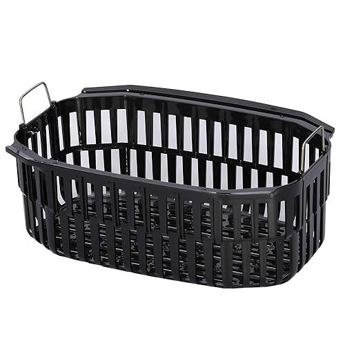iSonic Cesta de plástico PB4890A para limpiador ultrasónico P4890, P4890II, negro