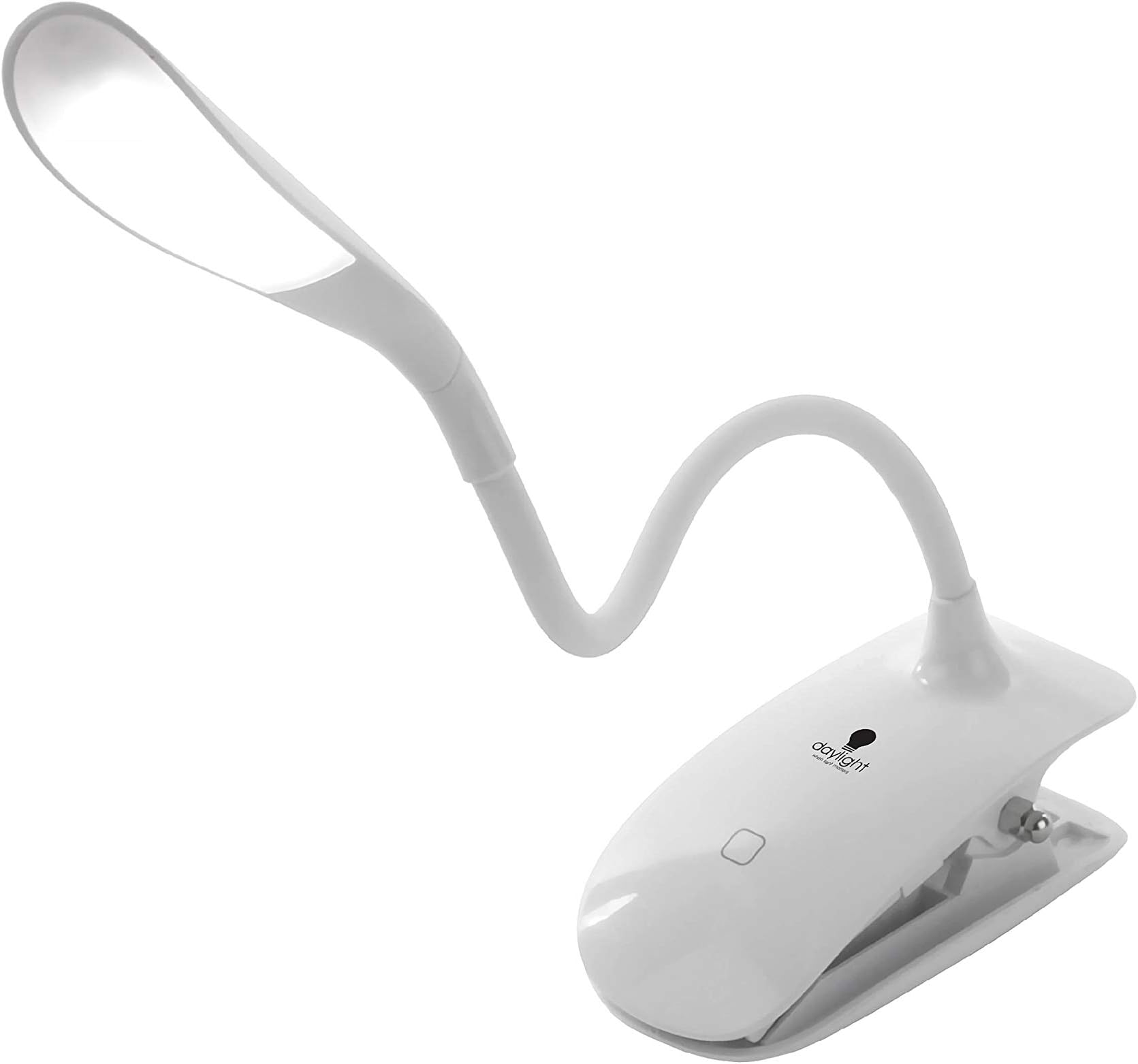Daylight Company DN1380 Smart Clip-on Lamp, White, 12.00 x 35.00 x 5.60 cm