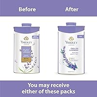 Vista 3 de Talco perfumado Yardley Lavanda inglesa 250 g (8.81 onzas) Paquete de 1