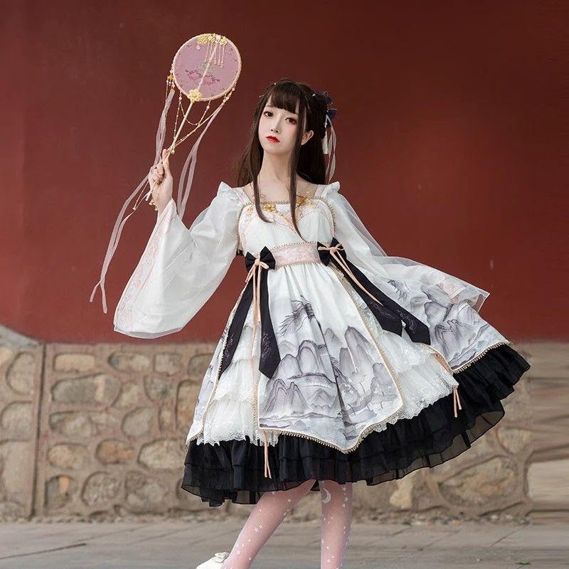 Amazon.co.jp: LO721 lolita オリジナル jsk ロリータ ワンピース 