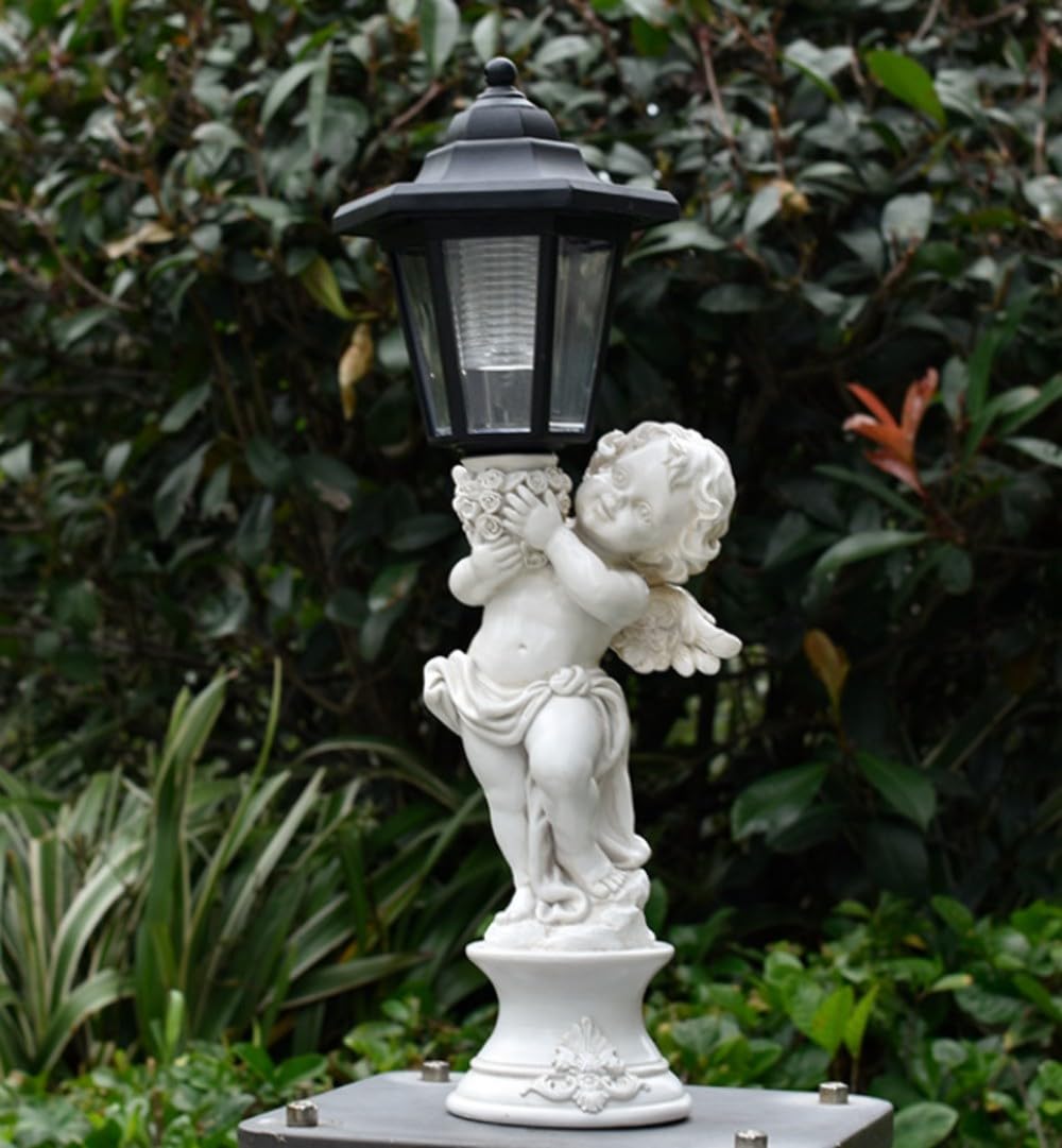Statua di luce solare di stile europeo per il patio del giardino (Statue2)