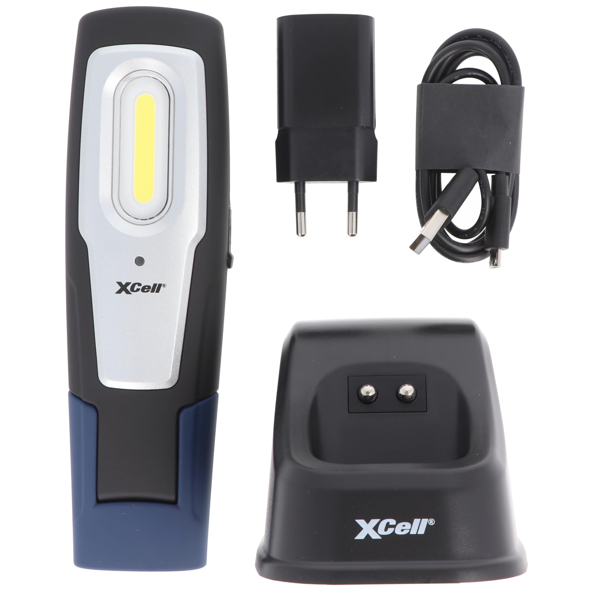 XCell 146726 Work Base, SMD LED lampa robocza zasilana bateriami 600 lm, 250 lm, 120 lm