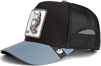 Goorin Bros Lerriuqs Flip Side 2 The Farm Trucker Hat Black and Grey Squirrel Nuts