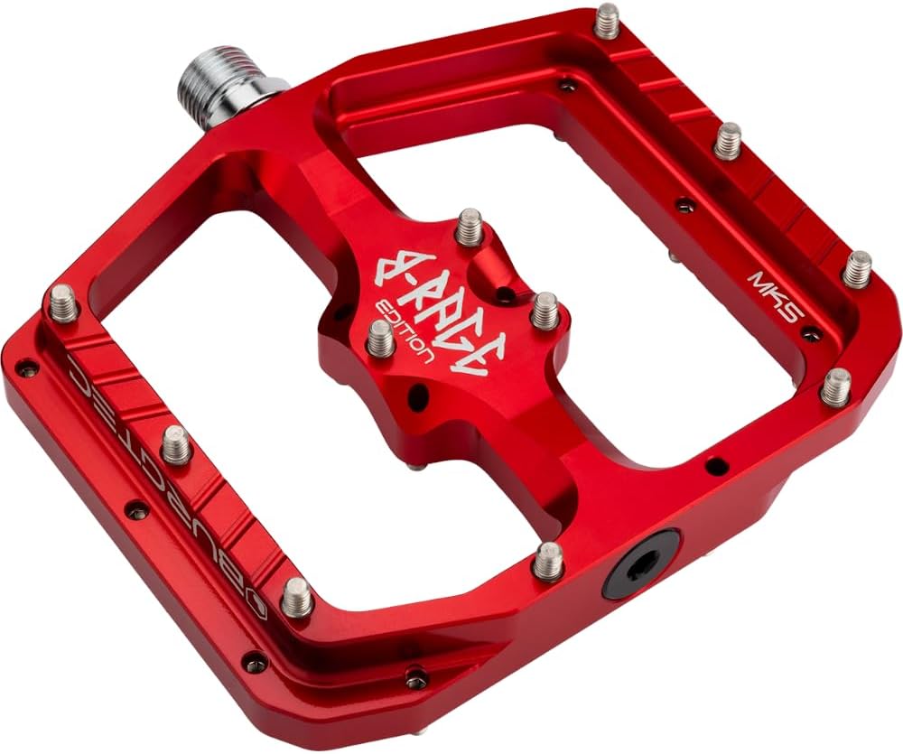 Burgtec Penthouse Flat MK5 B-Rage Edition Pedals - Pink