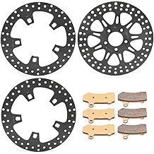 TOFR 11.8" Front Rear Brake Rotors Pads for Harley Touring Electra Glide Road King 2015-2021 Street Glide 2014-2021 Road Glide 2015-2020 Ultra Classic Electra Glide 2014-2020
