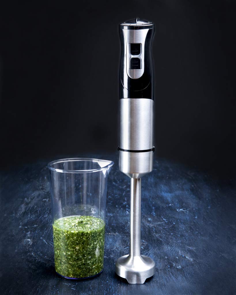Gastronoma 18210001 - Batidora de mano de 1000 W, 3 en 1, perfecta para mezclar salsas y sopas, rápida y eficiente