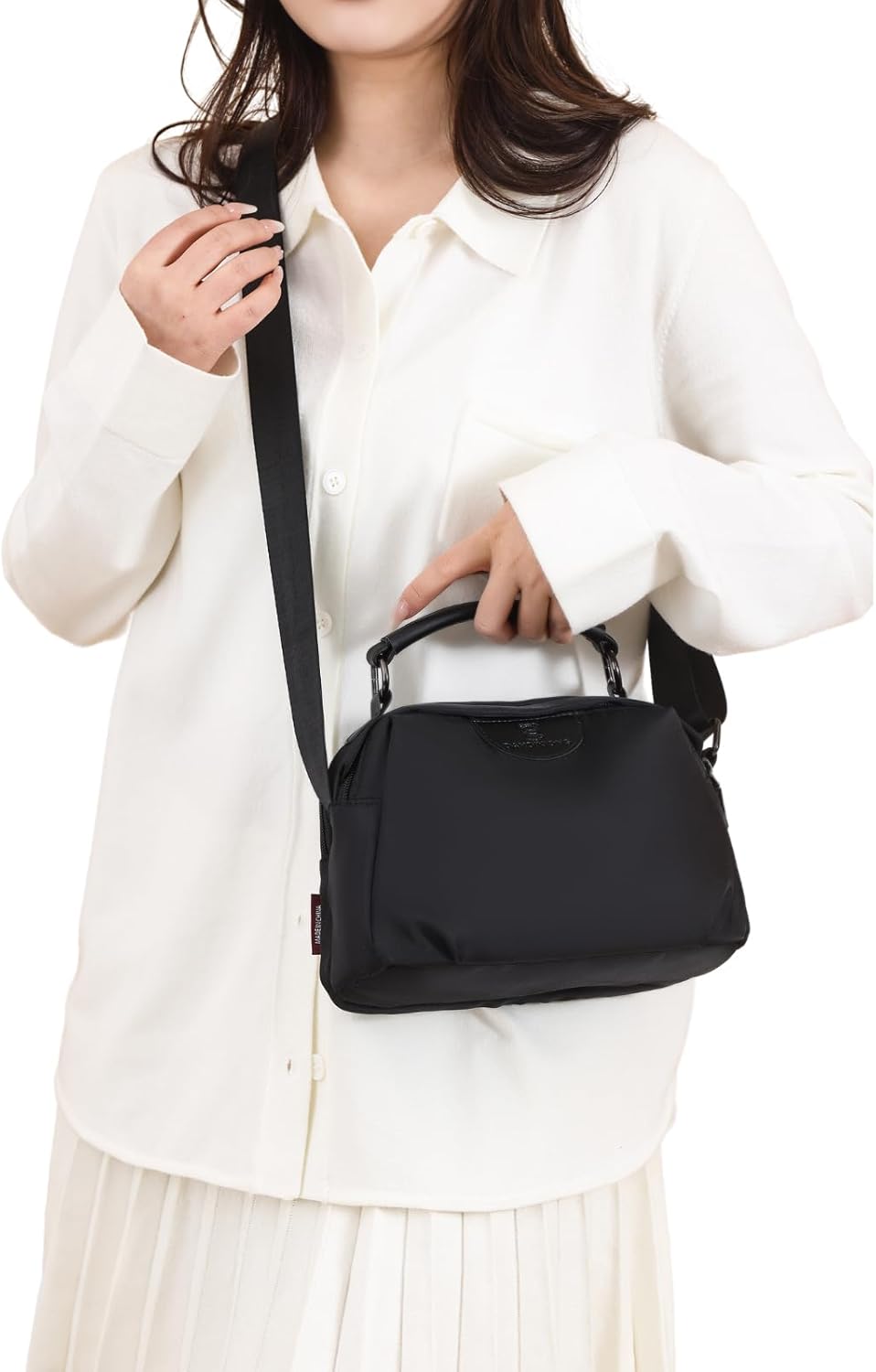 Eslcorri Crossbody Bags for Women, Small Shoulder Bag Nylon Simple Purse with Zipper, Lightweight Casual Mini Purse - Image 6