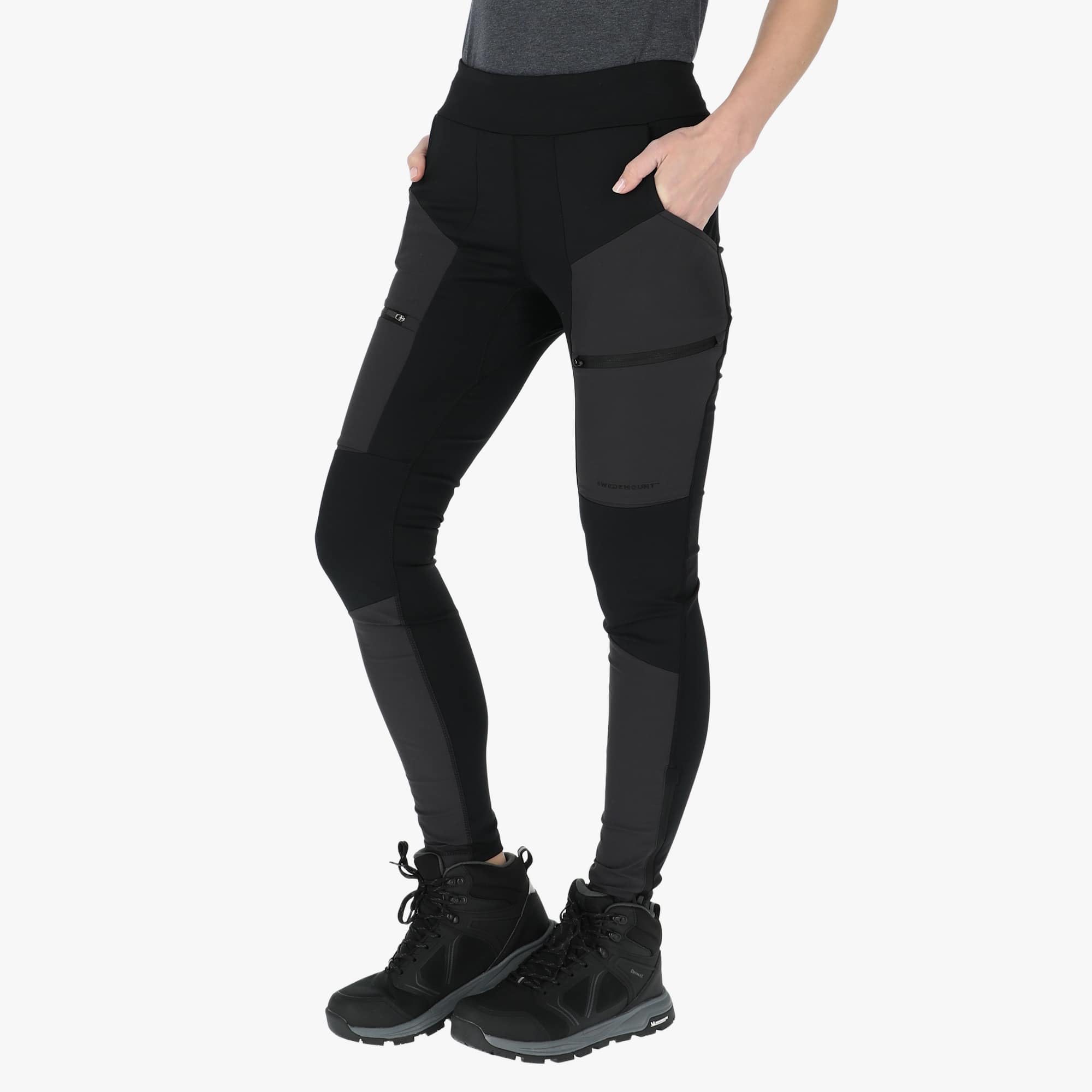 Swedemount Trondheim Trekking legginsy damskie oddychające i wodoodporne spodnie outdoorowe