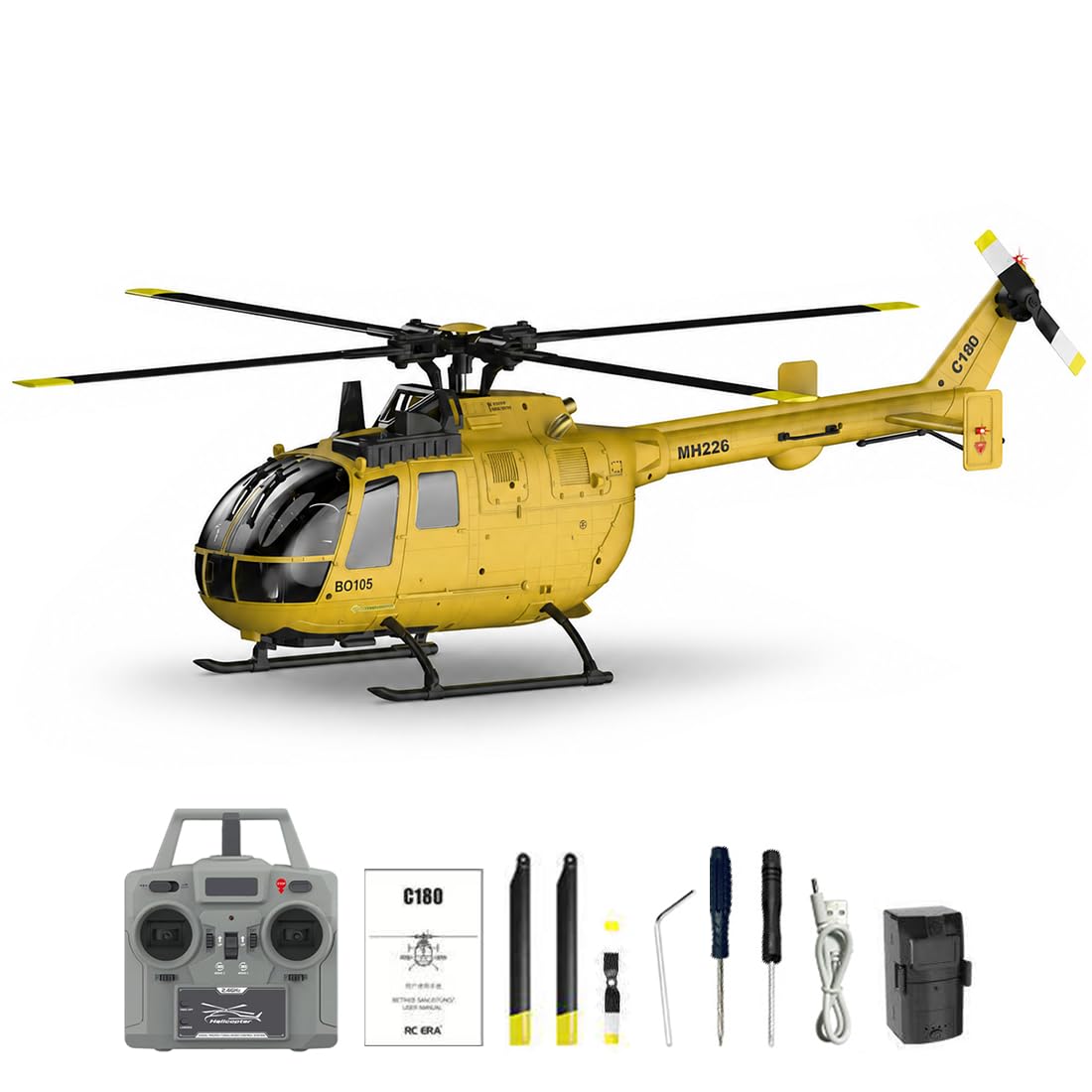 New RC ERA BO-105 1:25 ラジコンヘリ Amazon.com: rcxperts RC ERA C180 BO-105 Brushless RC Helicopter