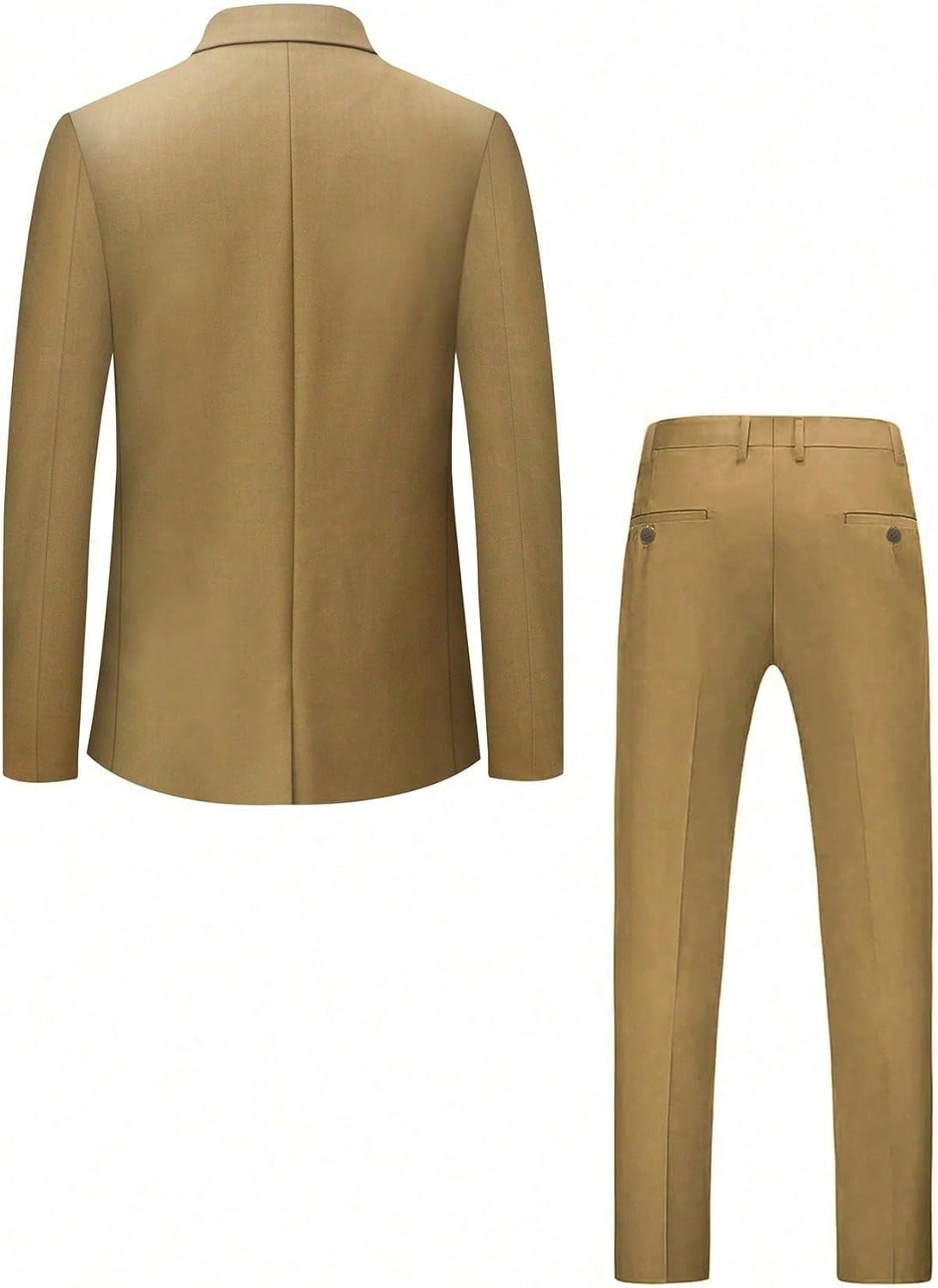 Men's Suits Regular Fit 2 Piece one Button Blazer Pants Set Formal Wedding Prom Tuxedo Suits - Image 7