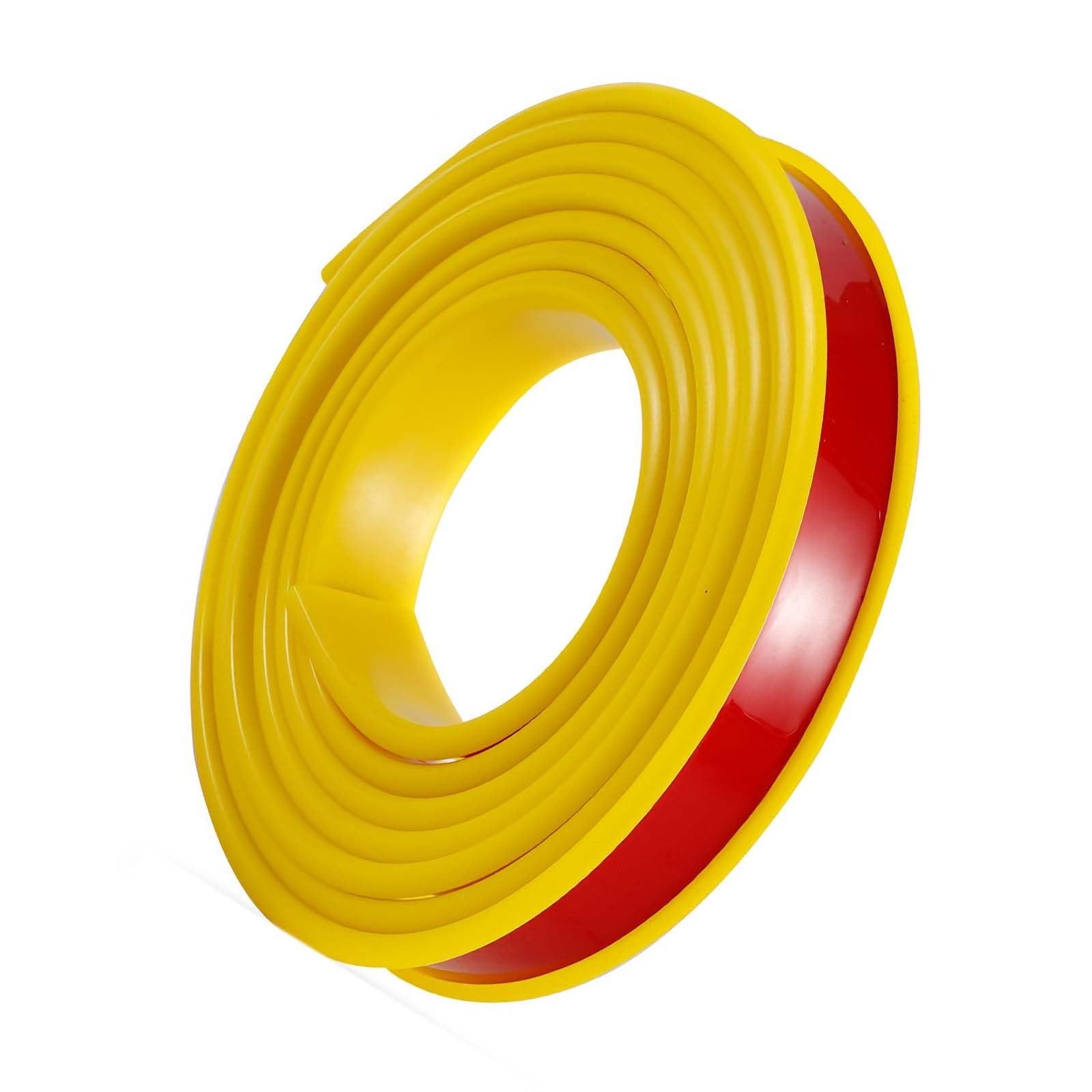 U-Shape Flexible Furniture Edge Banding, Self-Adhesive U-Shaped Flexible Furniture Edge Banding TPE Edging Tape Multicolor 9-40mm(Yellow,Inner Width 14mm)