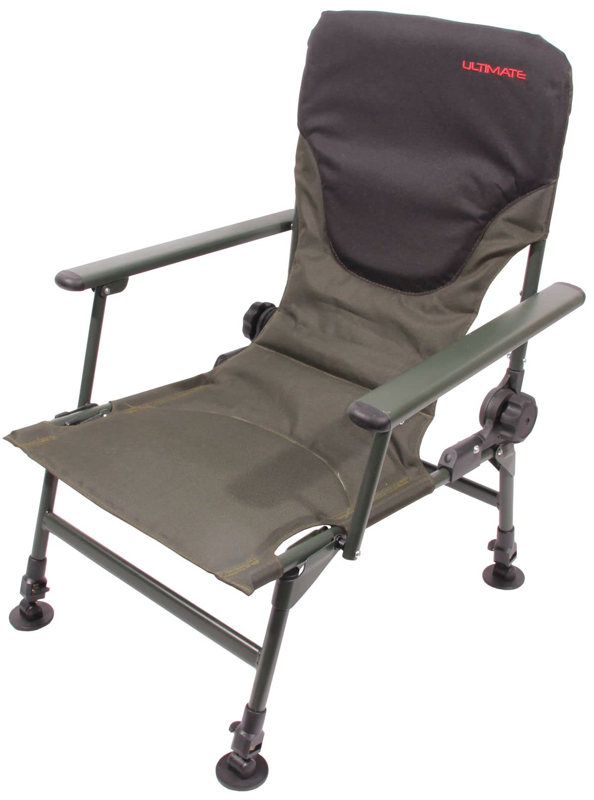 Ultimate COM4 Recliner Comfort Chair Green - Sedia Carpfishing