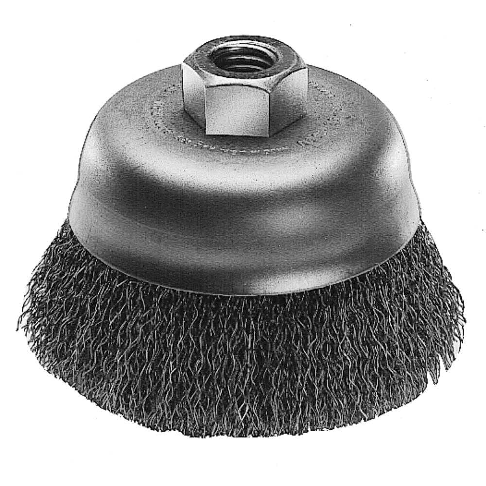 United Abrasives B/L 2-3/4 X .014CS 5/8-11 CRMP Wheel Brushes(QTY: 1), Multi, 6401