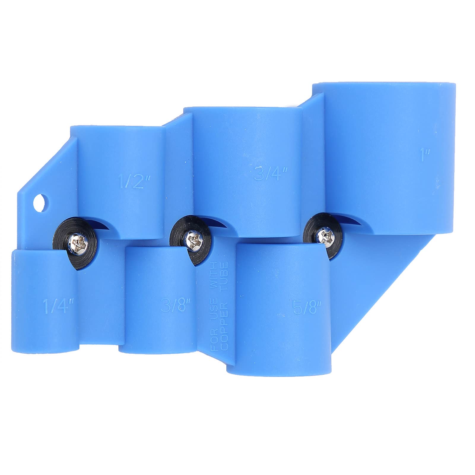 Klanata Removable Plastic Pipe Depth Meter Gauge, Universal for Copper, PEX, CPVC, Blue 1.9 Ounces, Water Hose Depth Measuring Accessory