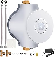 Vista 1 de Smart Instant Hot Water Recirculating Pump System NSF/ANSI 61 & 372 for Tanked, Tankless Water Heater 3 speed Bulit-in Thermostat Recirculating Pump