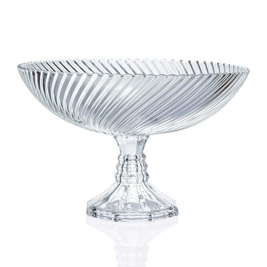 Grand plateau de vaisselle en verre transparent pour sublimer vos banquets