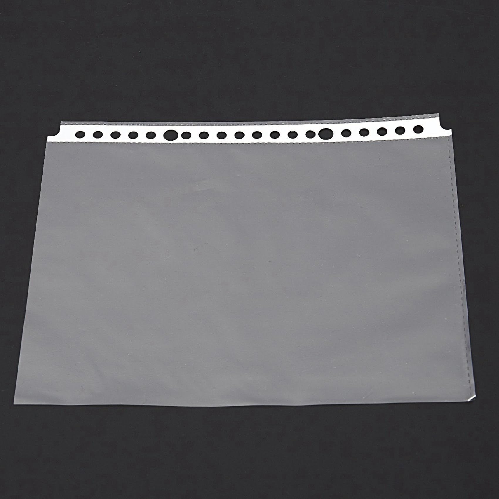 Paquet de 600 Pochettes Perforées Transparentes A5 - Dossiers en Plastique Poly