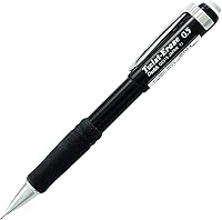 Vista 2 de Pentel Mechanical Pencil 0.5 mm Twist Erase III, Twist Up Eraser, Pre-Loaded Super Hi-Polymer HB Lead, Black Barrel, 3-Pack