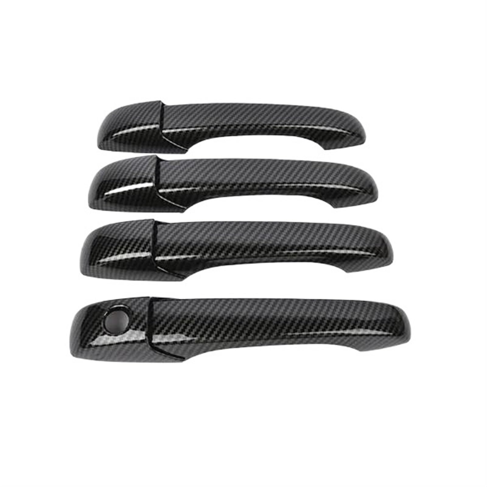 Lzbzhb 4Handle 1 Kyehole Car Exterior Outsidedoor Handle For Chrysler For Town For Country For Voyager 2008~2016 Car Exterior Styling Accessories Stickers Carbon Fiber For Smart Door Handle Cover(4Handle 1 Kyehole)