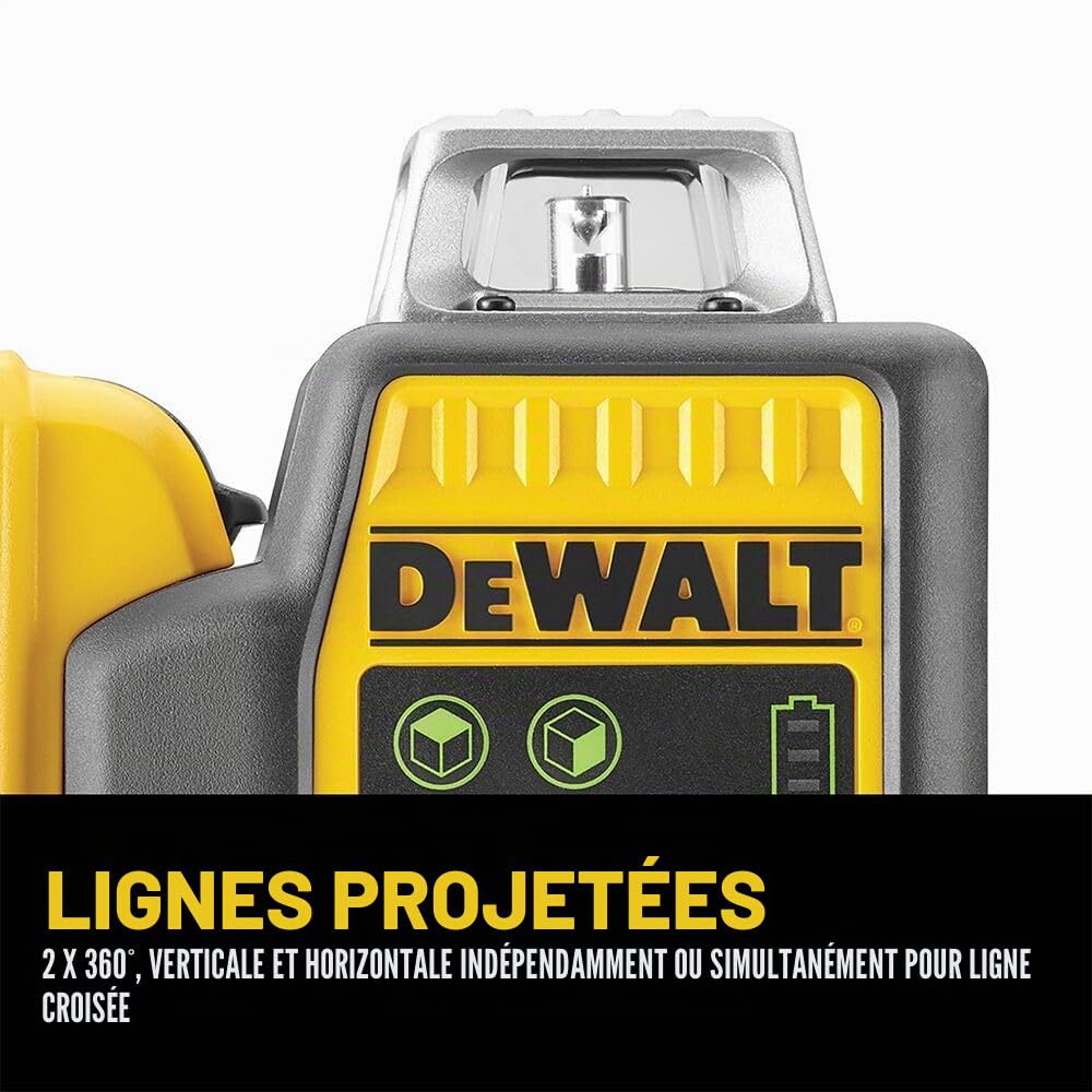 Dewalt - Niveau laser 2 x 360° 12V faisceau vert - DCE0811D1G-QW