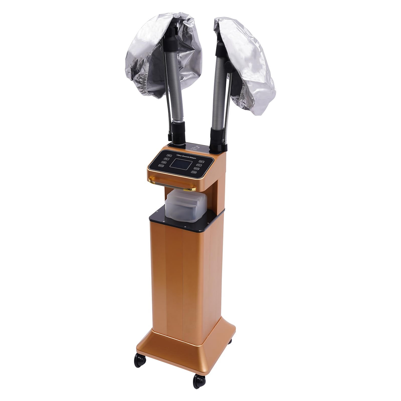 220 V, 50 Hz, 650 W, multifunzione capello, nano-vapore, macchina ad ultrasuoni – oro, per permanenti a bassa temperatura, tintura con vapore e cura dei capelli