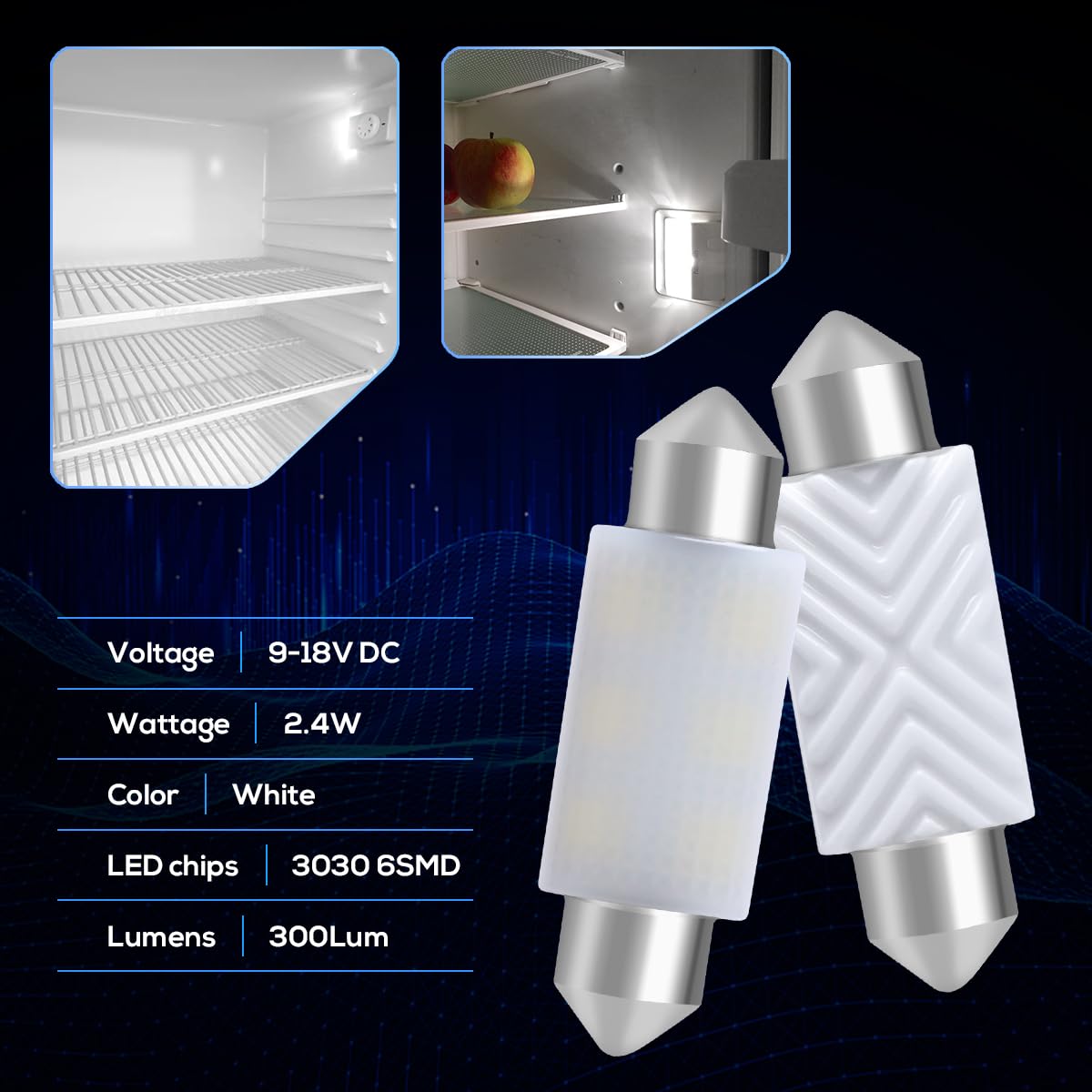 Dobertry RV Refrigerator Light Bulb, RV Fridge Light Bulbs, Fridge - View #3