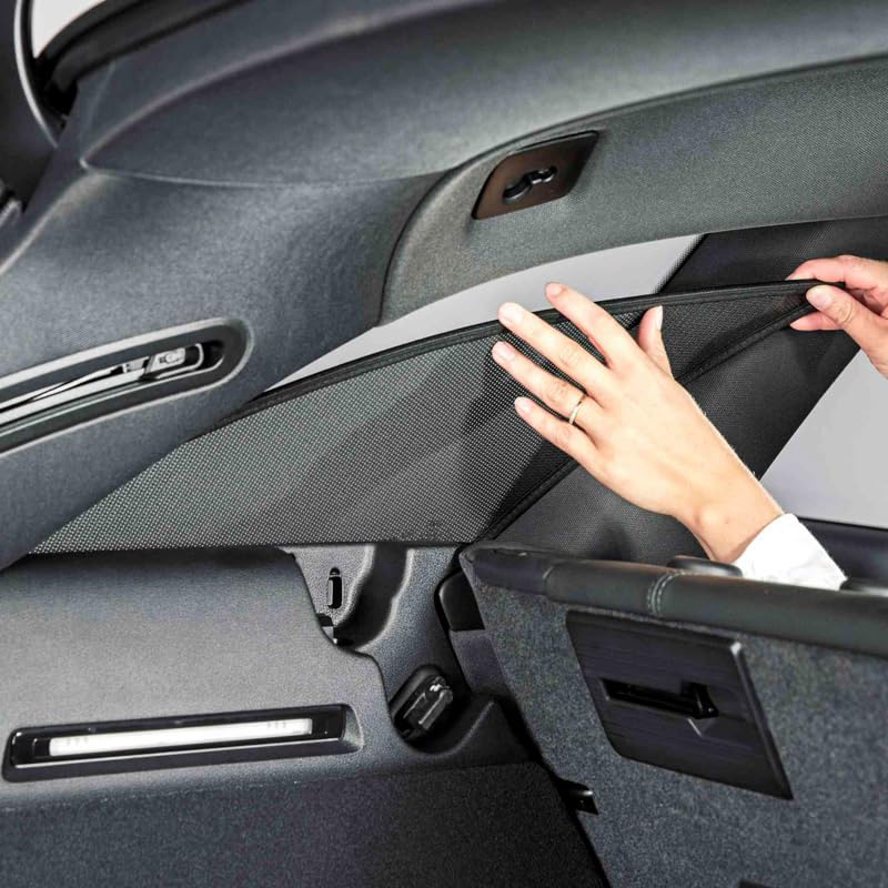 Protection visuelle & Solaire Compatible avec Mercedes Classe-V W447 2014-2024 (Seulement hayon arrière), Noir