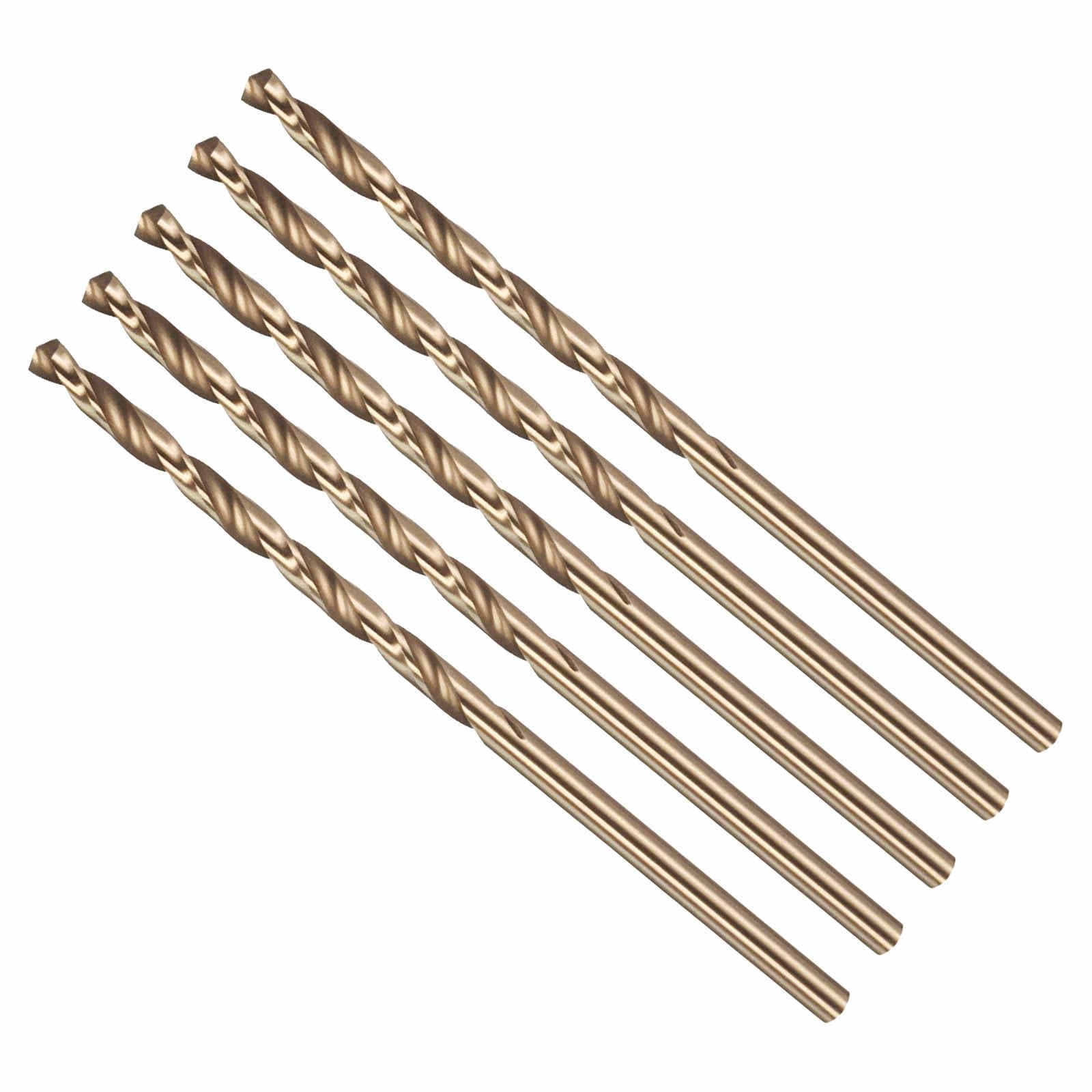 CoCud 2.5mm Drill Bit #39 Cutting Diameter 4341 HSS for Wood 5-Pieces